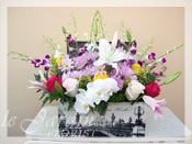 Victorian Treasure Chest Flower Arrangement