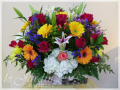 Spring Treasure Chest Floral Arrangement